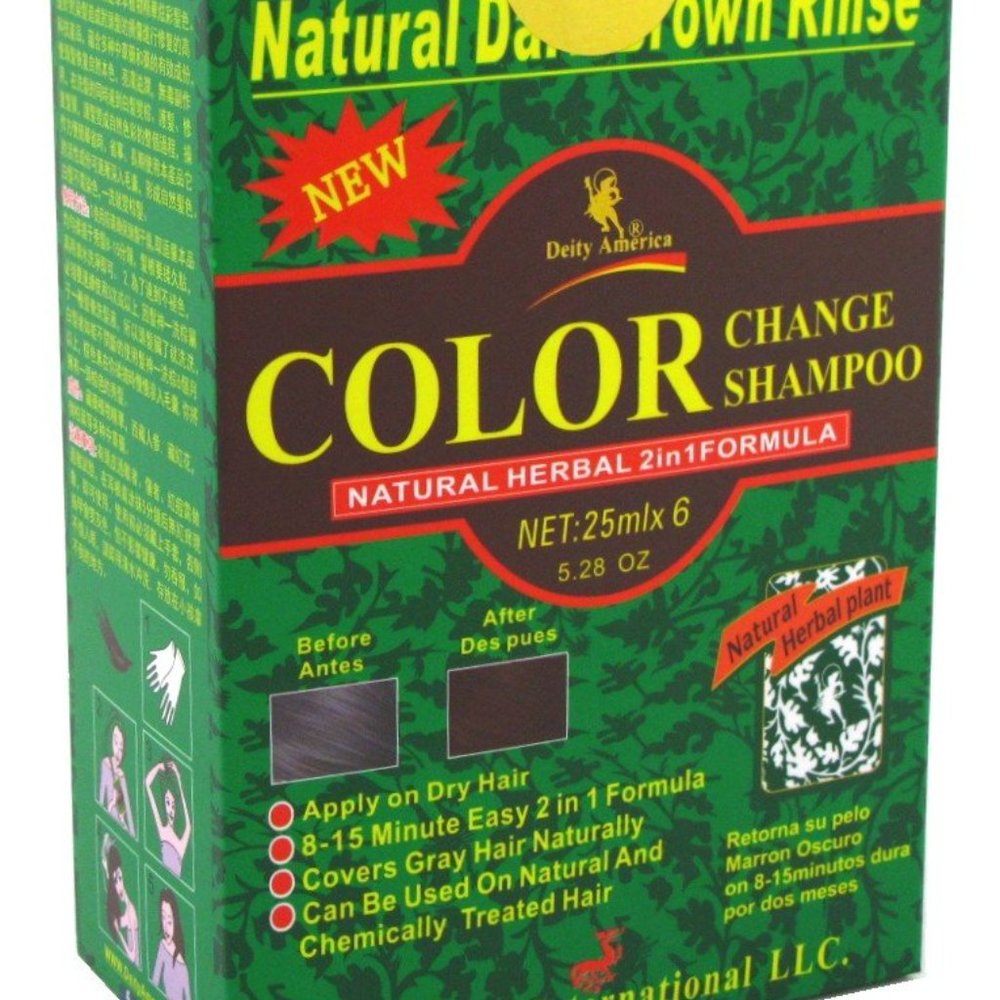 Hair Color Change Shampoo Natural Herbal 4x Bundle